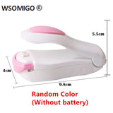 WSOMIGO Kitchen Accessories Household Mini Hand Pressure Heat Sealer Plastic Bag Sealer Kitchen Gadget Portable Mini Sealer-C