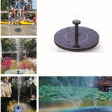 Mini fuente de agua de energía Solar estanque de piscina de jardín 30-45cm Panel Solar al aire libre Baño de aves bomba de agua flotante decoración de jardín