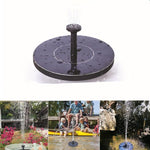 Mini fuente de agua de energía Solar estanque de piscina de jardín 30-45cm Panel Solar al aire libre Baño de aves bomba de agua flotante decoración de jardín